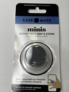 Case-Mate - MINIS - Phone Grip - Holder - Stand - Removable - Black - Photo 1 sur 4