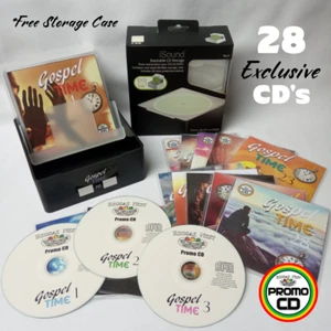 Gospel Time Collectors Box Vol 1-28 CD Collection & FREE stackable storage - Picture 1 of 7