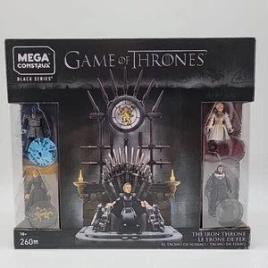 Game of Thrones The Iron Throne Set Mega Construx House of the Dragon Targaryen - Picture 1 of 8