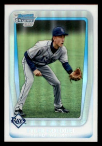 2011 Bowman Chrome Draft Prospects Refractors #BDPP33 Tyler Goeddel - Picture 1 of 2