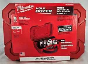 MILWAUKEE Hole Dozer Saw Kit Saw Range 3/4" to 1 1/2" 49-22-4006 New - Picture 1 of 8