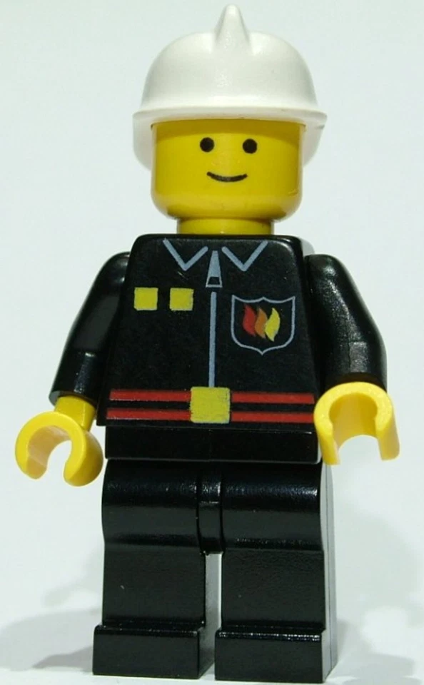 LEGO MINIFIGURE CITY FIREFIGHTER MALE USED CONDITION FIREC022!! - Image 1 of 1