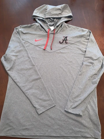 Team issued Nike University of Alabama On Field Player Hoodie Sweatshirt Large Cover