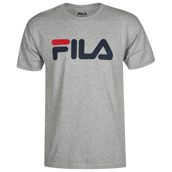 Boys T Shirt-FILA sports -Athletic -Casual Active -LOGO heather Gray- NWT . - Image 1 of 2