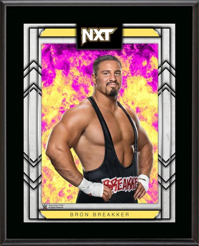 Bron Breakker WWE NXT 2.0 10.5" x 13" Sublimated Plaque Cover