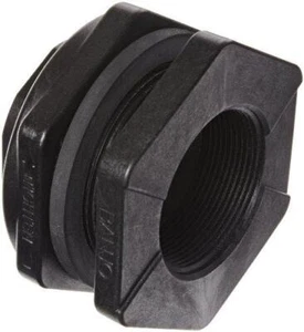 Banjo TF200 Polypropylene Bulkhead Tank Fitting, 2" NPT Female - Picture 1 of 2