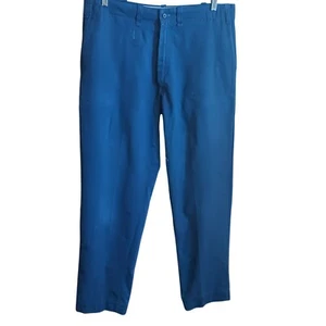 Pantalones de Trabajo 36x32 Stone Cutter Años 60 Vintage Azul EE. UU. Garra Cremallera - Imagen 1 de 8