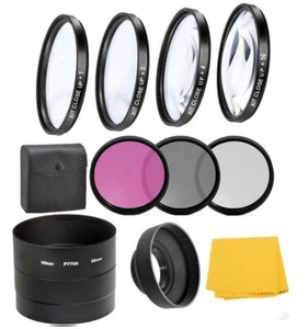 Macro Close-up Filter Kit & UV-CPL-FLD Filters For Nikon Coolpix P7700 P7800 - Picture 1 of 9