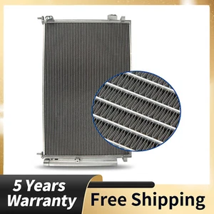 7-3569 New AC A/C Condenser with Receiver Drier for Honda Civic Coupe 2006-2011 - Picture 1 of 16
