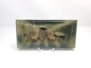 Resina de recuerdo de carro vintage 3D emperador chino Qin Shi-Huang 7,5" x 3,5" - Imagen 1 de 3