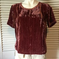 splendid moonstone velvet shirt