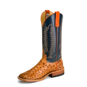 HOMBRE ANDERSON BEAN Brandy Bruciato Pluma Completa Avestruz S3016 - Imagen 1 de 5