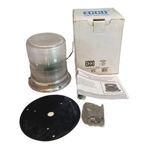 ECCO 6970C BEACON (3-BOLT MOUNT, CLEAR) 12-24VDC I BEAM SMART STROBE - Picture 1 of 3