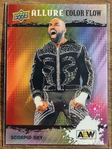 2022 AEW Scorpio Sky FULL RAINBOW ACHIEVEMENT ALLURE Color Flow Card #86173 - Picture 1 of 2