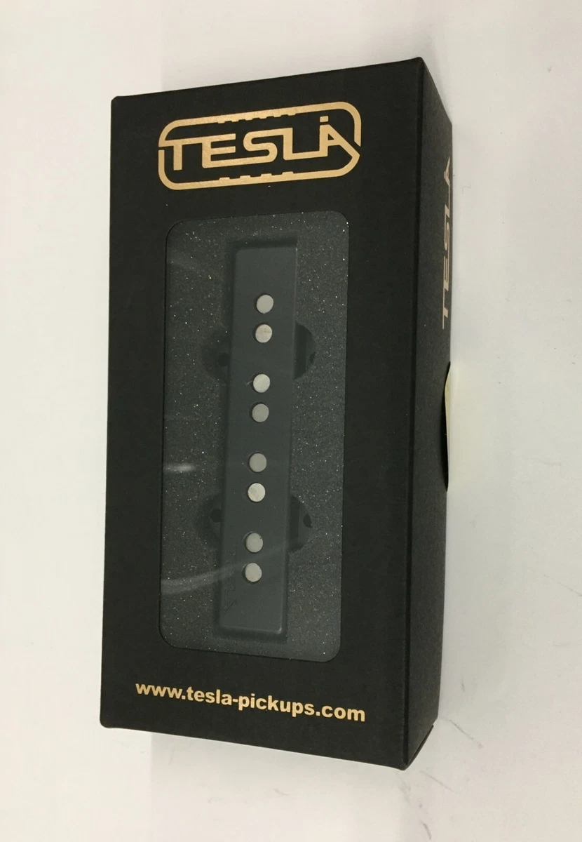 Tesla PL3BB Pickup Plasma 3 Bridge – Kraftvoller Humbucker Für E-Gitarre, Schwarz, Mit Alnico 5 Magneten & Hohem Output