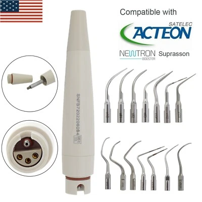 Dental Ultrasonic Scaler Handpiece FB7 ACTEON Suprasson P5 Newtron Tips SATELEC - Image 1 of 4