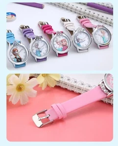 Girls Kids Frozen Elsa Watch Princess Cute Gifts Children's Cartoon for Kids UK - Picture 1 of 17