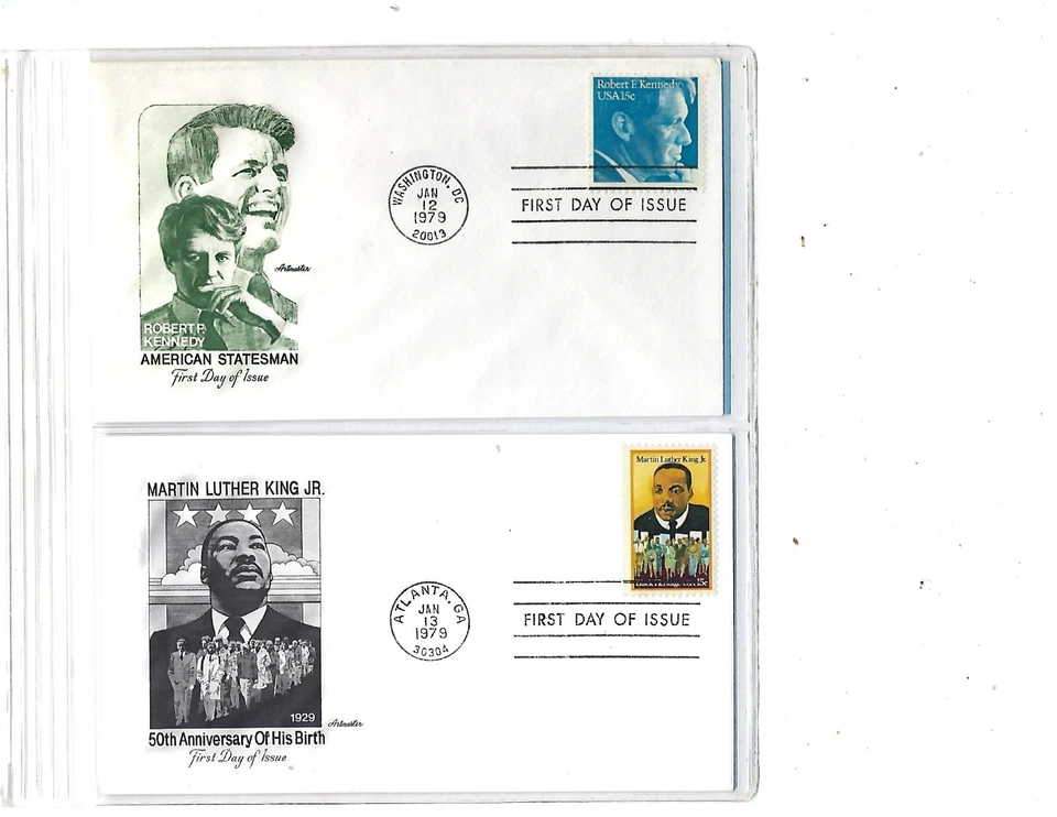 US: 2 FDCs XF 52522 - Image 1 of 1