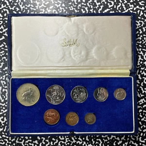 1970 South Africa 8x Coin Proof Set Lot#B2048 Including Silver! With Case - Picture 1 of 8