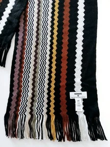 Missoni for Target Chevron Zick Zack Wollmischung Schal Bunt Fransen Trendy - Bild 1 von 4