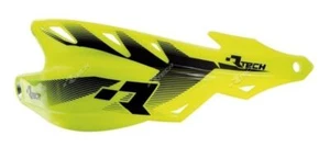 Couple Protège Mains Motocross Racetech Raptor Jaune Universel Rtech Enduro...
