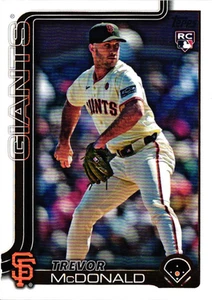2025 Topps Series Two - #357 Trevor McDonald RC - Giants - Picture 1 of 2