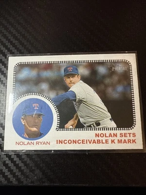 2022 Topps Heritage High Number - All Aboard! Nolan Ryan #AA-9 - Image 1 of 2