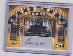2025 Leaf Metal Cam Cameron Ward Gold Pulsar Draft Bound Auto Autograph #1/1 - Picture 1 of 2