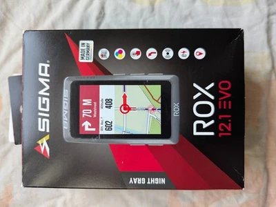 Sigma ROX 12.1 EVO GPS Bike Fahrradcomputer Kartennavigation E-Bike Ready Komoot - Bild 1 von 4