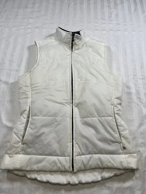 Chaleco acolchado Alo Yoga para mujer marfil talla mediana invierno cálido Foto 1 de 4