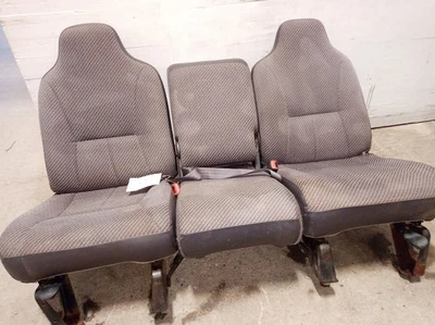 Front Split Bench Seats Manual Gray Cloth from 2001 Dodge Ram 1500 Reg Cab (1934 Foto 1 de 4