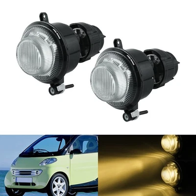 2x Warmweiß Nebelscheinwerfer Lampe für Smart City-Coupe 450,Fortwo Cabrio 01-04 - Bild 1 von 4