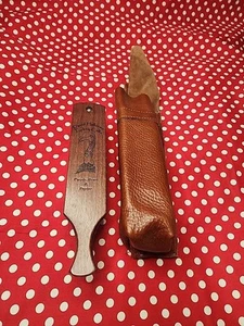 DAVID HALLORAN CUSTOM BOX TURKEY CALL PURPLE HEART & POPLAR WITH LEATHER HOLSTER - Bild 1 von 20