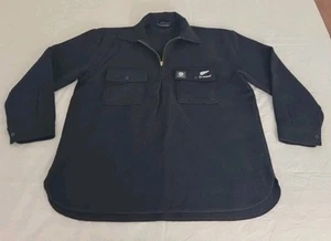 Swanndri All Blacks Colab Wool Half Zip Pull-over Black Men’s 2XL Excellent Cond - Picture 1 of 9