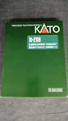 KATO N Gauge 10-2106 Sleeper Limited Express Hamanasu 3 Car Set JP - Image 1 of 4