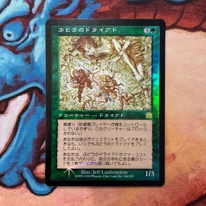 Magic the Gathering Foil Mercadian Masques Japanese Vine Dryad Used - Picture 1 of 2