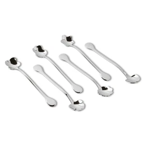 Set 6 cucchiaini party in acciaio inox FLOWER - Sambonet - Foto 1 di 7