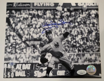 WHITEY FORD Signed 8x10 Photo-HOF-NEW YORK YANKEES-JSA Authenticated - Image 1 of 4