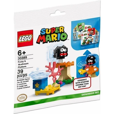 LEGO Super Mario Fuzzy and Mushroom Platform Polybag Set 30389 (Bagged) - Image 1 of 3