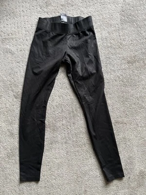 Guess Los Angeles Mujer Leggings Pantalón Sólido Negro Pull On Talla S Foto 1 de 4