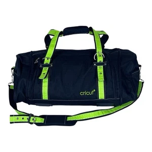Cricut Expandable Carry Bag With Pockets - Lime Green And Black - Never Used - Picture 1 of 7