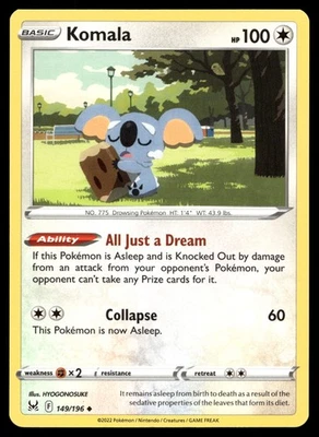 Komala 149/196 SWSH11: Lost Origin - Image 1 of 2