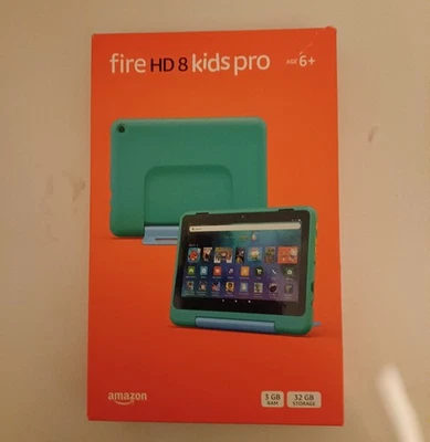 New Amazon Fire HD 8 Kids Pro tablet 12th gen 3GB 32GB 2024, Great Xmas Present - Image 1 of 4