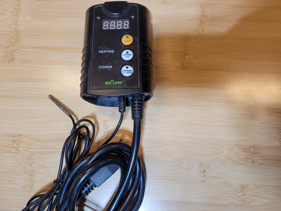 BN-LINK BNQ-T7B(H) Digital Temperature Controller – 120V – Tested Works - Image 1 of 2