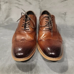 Stacy Adams Dunbar 25064-221 Herren Cognac Leder Budapester Oxford Schuhe US 8,5 M - Bild 1 von 10