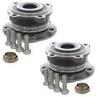 Front Wheel Bearing Hubs Kits For BMW X6 F16 2014-2019 ABS 144mm Flange Pair