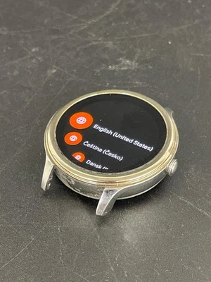 *Fossil 5e Smartwatch 42mm DW11F1 Stainless Steel Silver & Gold FTW6074 - Image 1 of 4