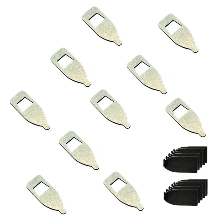 10x 4/4 Violin Aluminium Bow Tip Material AL Bow Parts Tream Making Restore Fix - Image 1 of 1