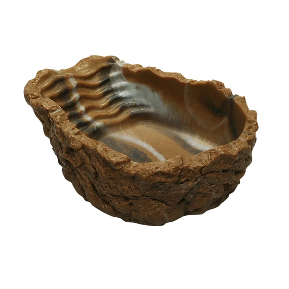 Hobby Trinkschale S 50 ml grau-beige Terrarium Wasserschale Echsen Schlangen - Bild 1 von 1