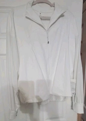 Chaqueta Luon Lululemon Define Talla 14 Blanca NUEVA CON ETIQUETAS Foto 1 de 4